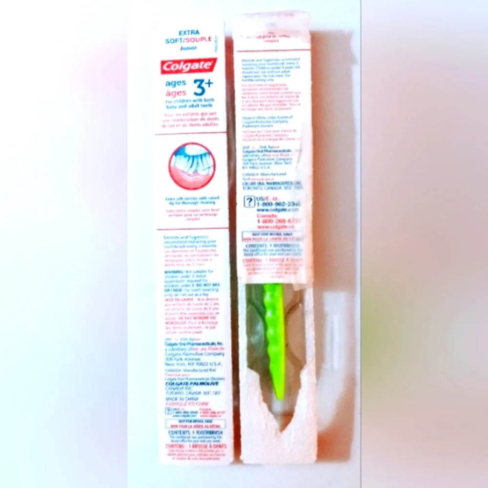 TWO Trolls (Colgate) Kids Extra Soft Suction Bottom + 2 Bonus Brushes